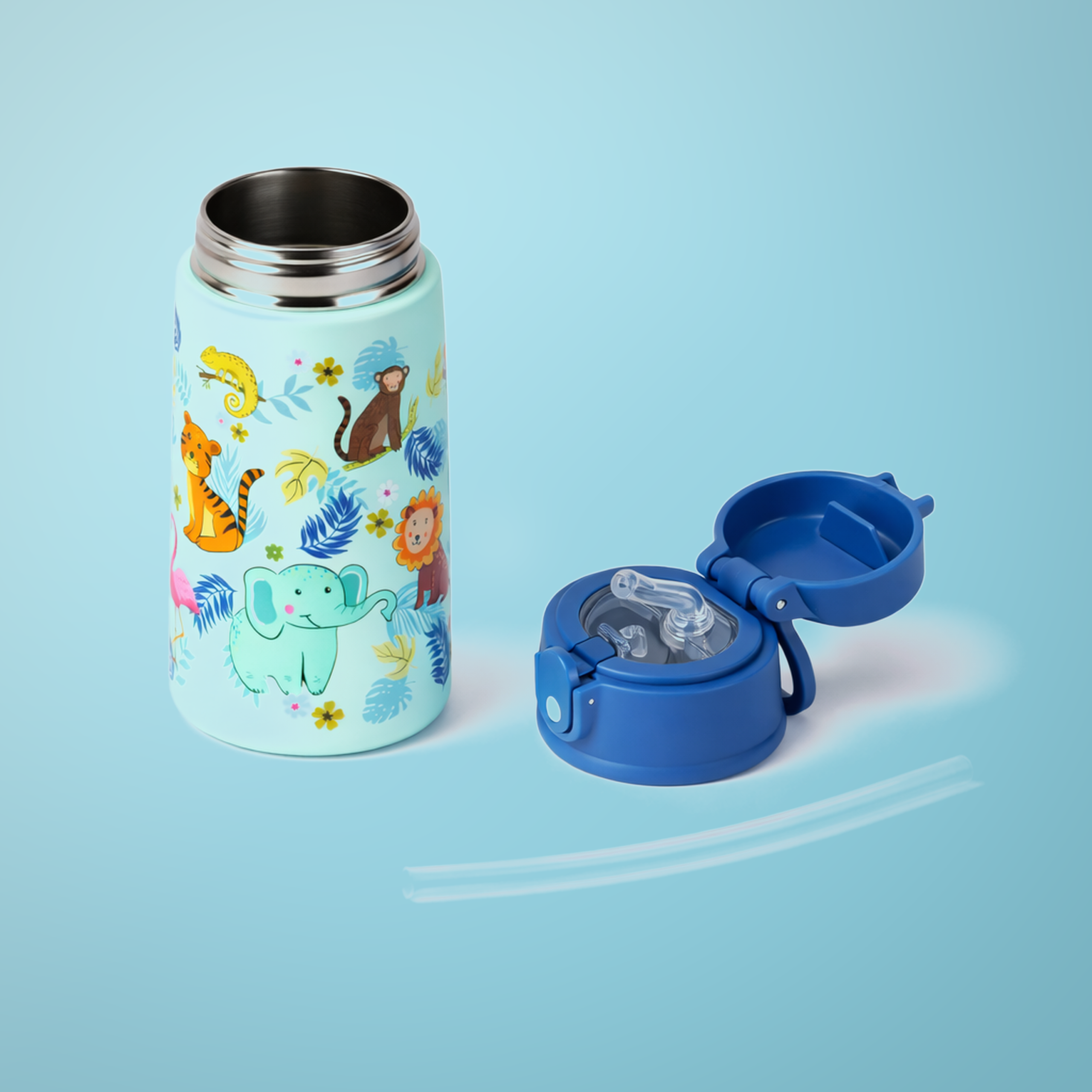 Bidon SOVENTI Dżungla Zoo 400 ml — zdjęcie 5