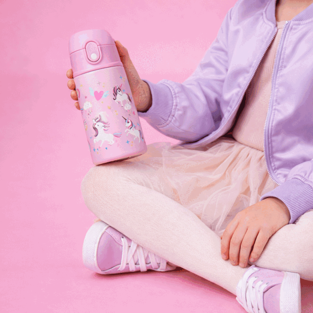 Bidon SOVENTI Unicorn Róż 400 ml — zdjęcie 4