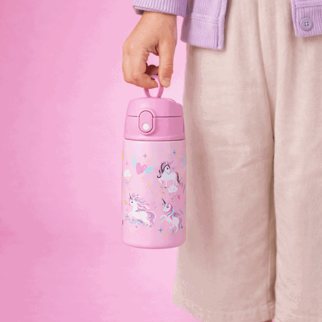 Bidon SOVENTI Unicorn Róż 400 ml — zdjęcie 5