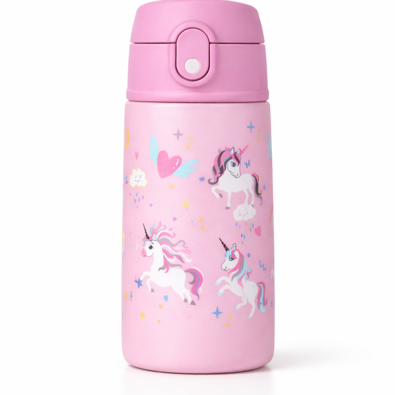 Bidon SOVENTI Unicorn Róż 400 ml — zdjęcie 2