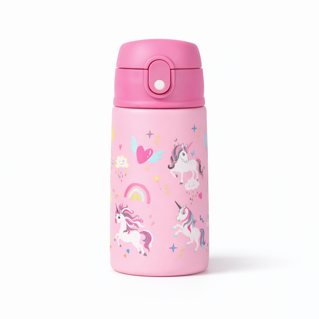 Bidon SOVENTI Unicorn Róż 400 ml